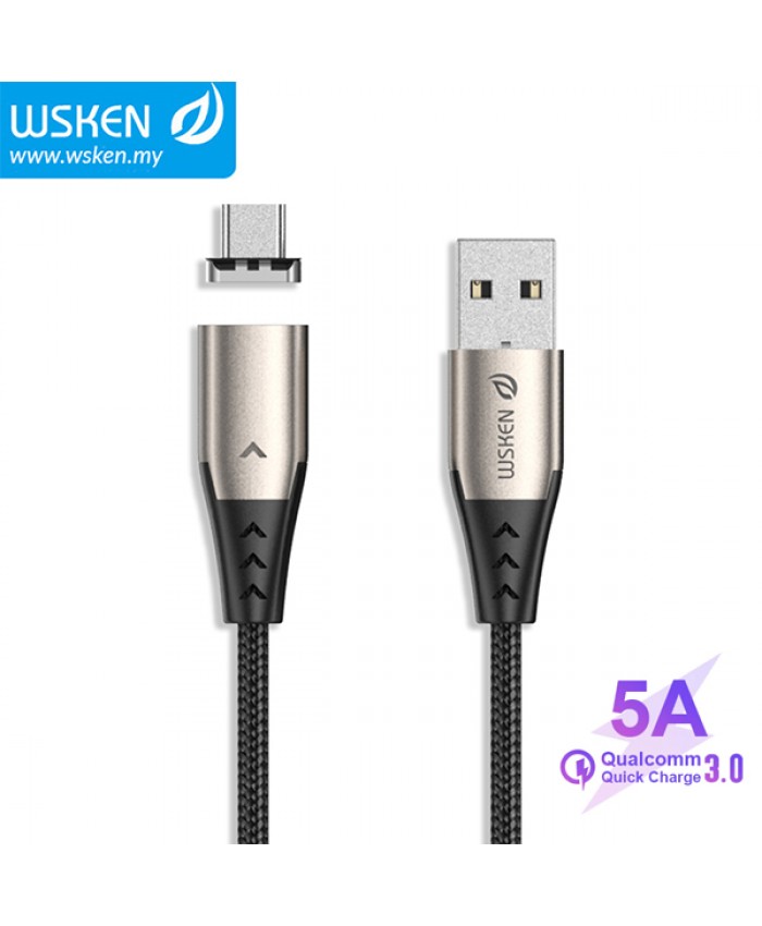 WSKEN Shark X5 Type-C 5A Quick Charge Magnetic Cable